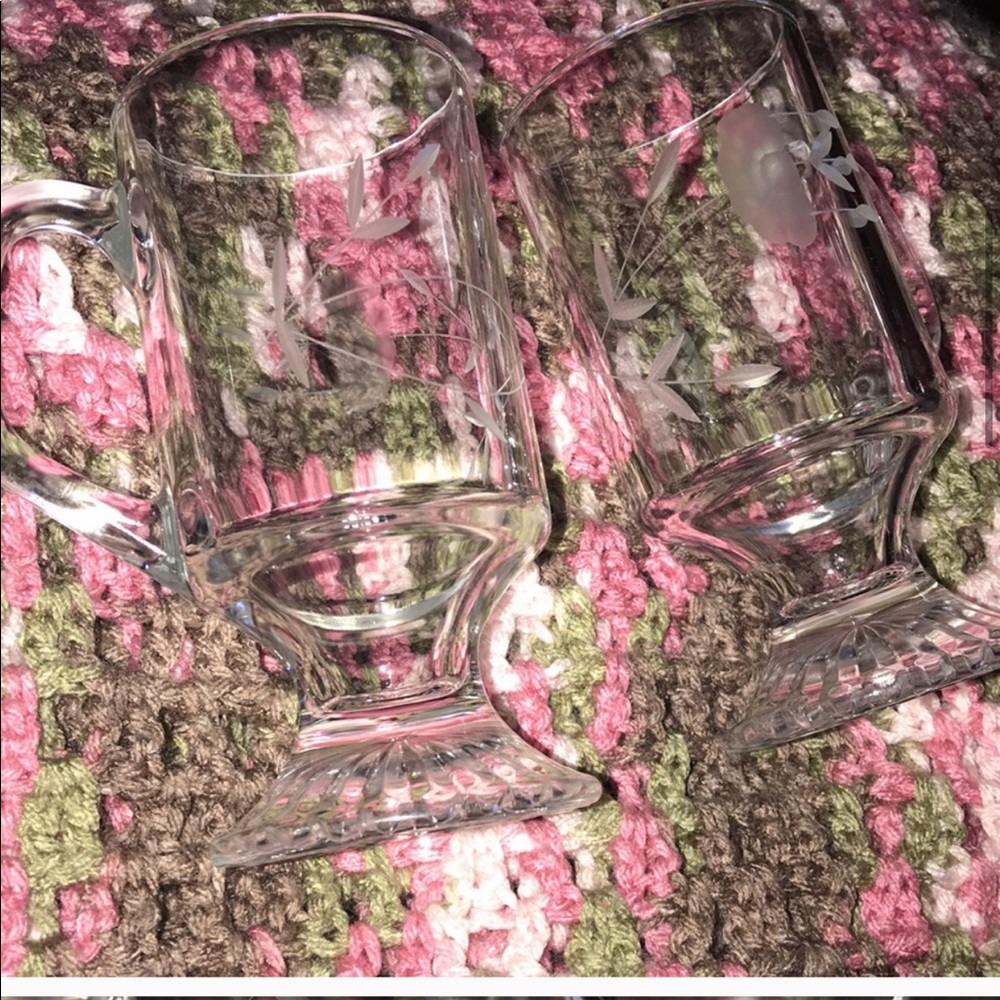 Princess House Irish Mugs - Set of 2 - Preloved - Picture 3 of 9